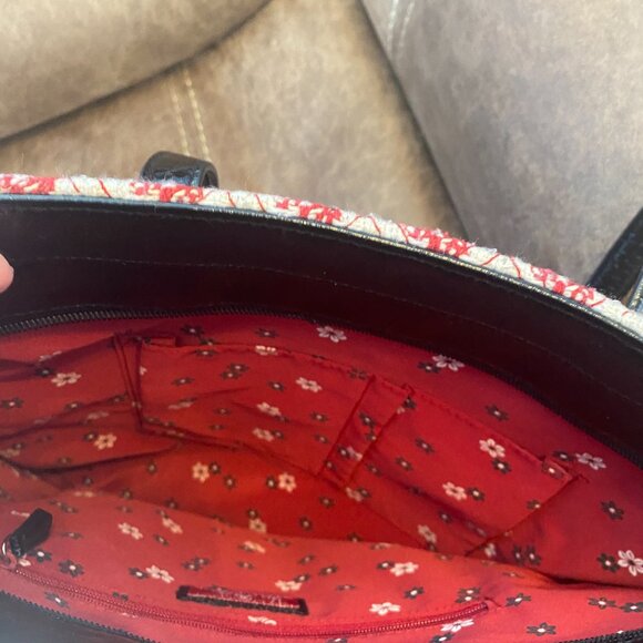 VERA BRADLEY Houndstooth design purse/tote - Picture 12 of 14